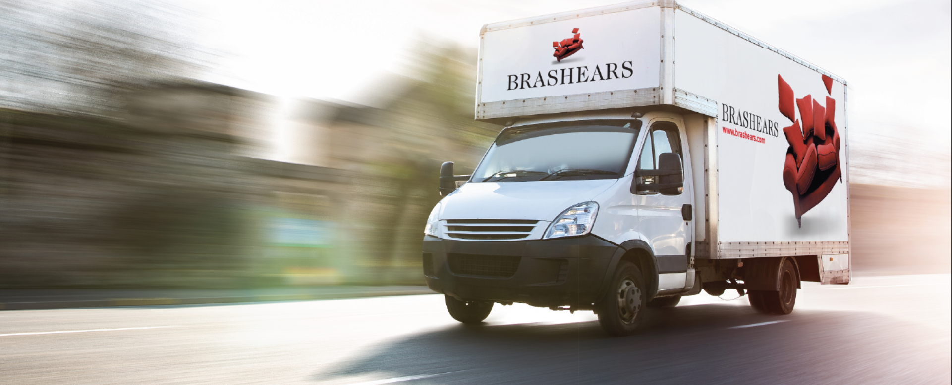 Brashears Furniture delivery truck